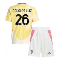 Juventus Douglas Luiz #26 Gostujuci Dres za djecu 2024-25 Kratak Rukav (+ Kratke hlače)